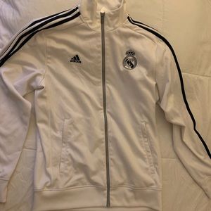 Adidas zip up crewneck